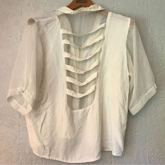 Vintage Electric Blue Razorback Top - Picture 5 of 7